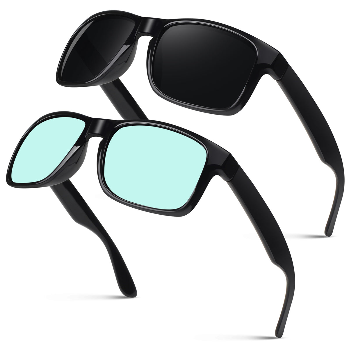 #Color_Glossy Black Frame /Grey Lens+Glossy Black Frame/Ice Blue Lens