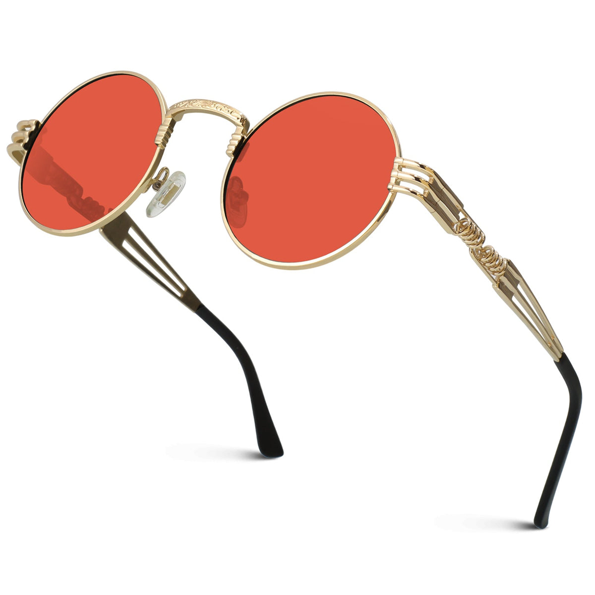 #Color_Gold Frame/Red Lens（No-Polarized）