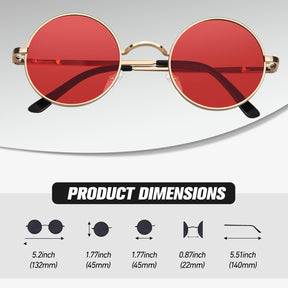 Retro Round Sunglasses MJ801