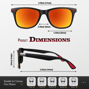 Classic Style Trendy Wayfarer Sunglasses MJ190