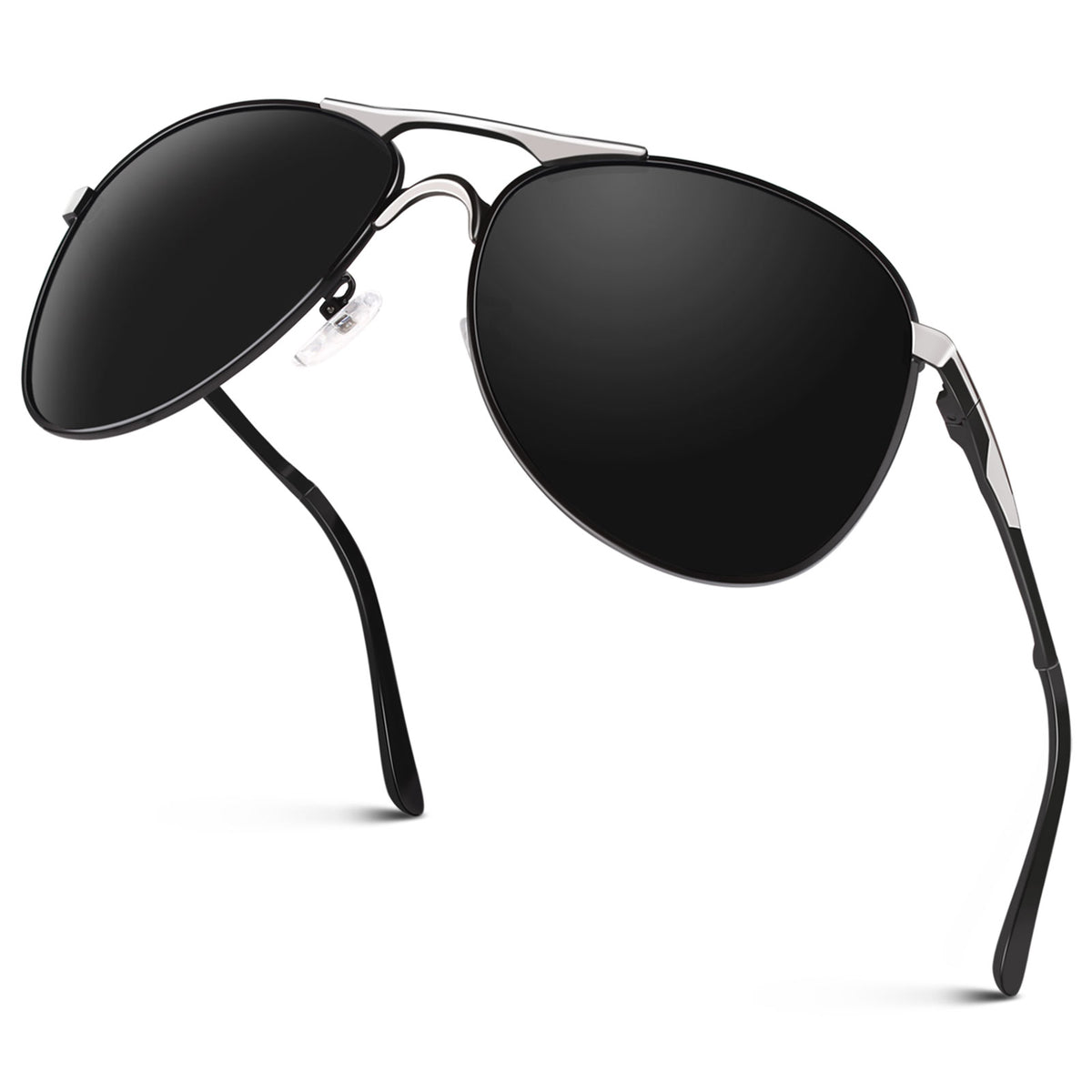 #Color_Black Silver Frame/Grey Lens