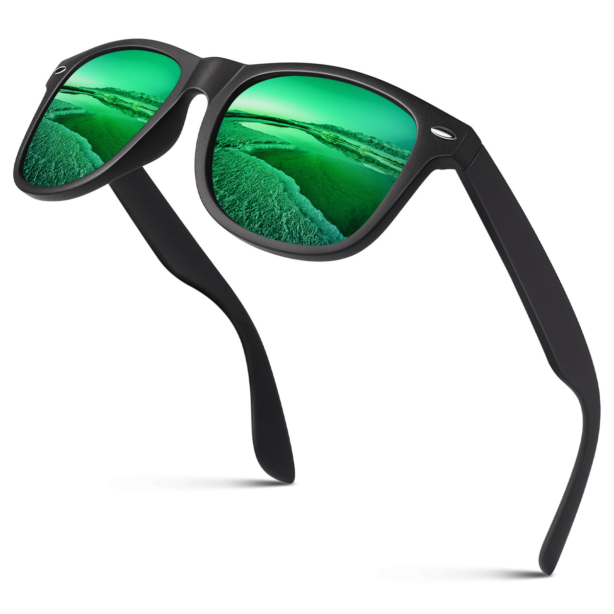 #Color_Black Frame/Green Lens