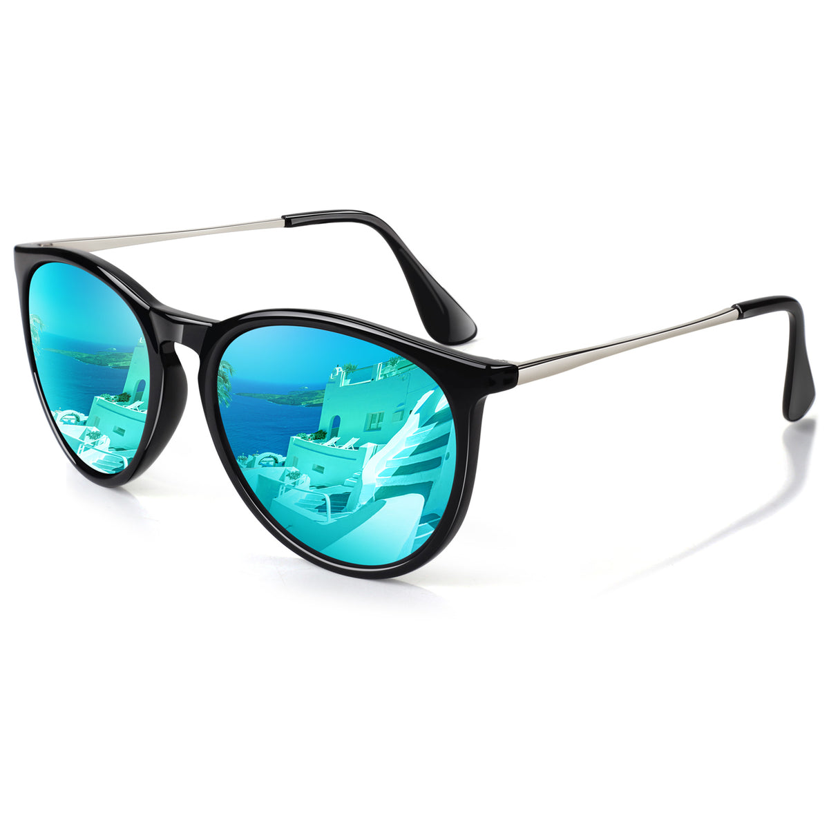 #Color_Glossy Black Frame/Ice Blue Lens