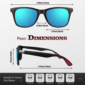 Classic Style Trendy Wayfarer Sunglasses MJ190
