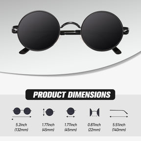 Retro Round Sunglasses MJ801