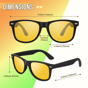 Wayfarer Night Vision Glasses  MJ2140