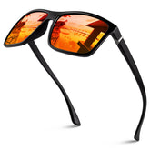 #Color_Matte Black Gunmetal Frame /Red Lens