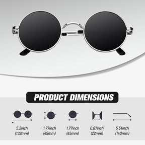Retro Round Sunglasses MJ801