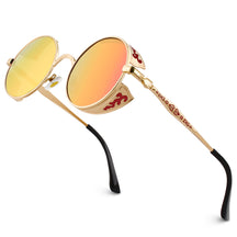 #Color_Gold Frame/Orange Red Lens