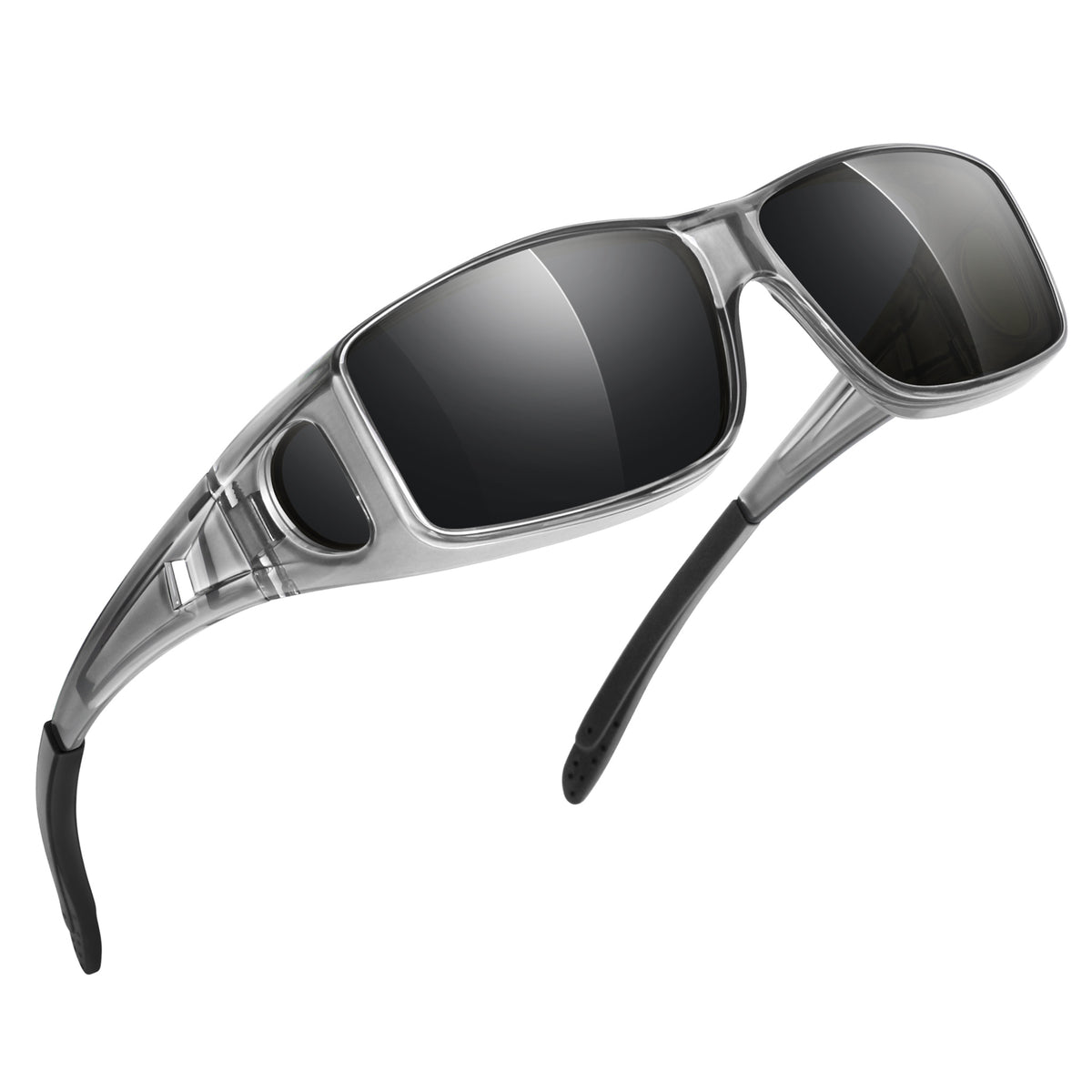 #Color_Glossy Clear Gray Frame/Gray Lens