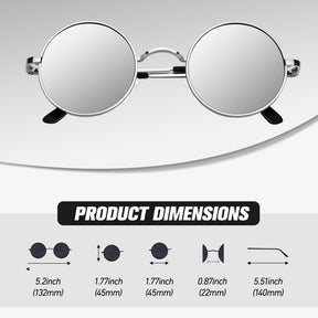 Retro Round Sunglasses MJ801