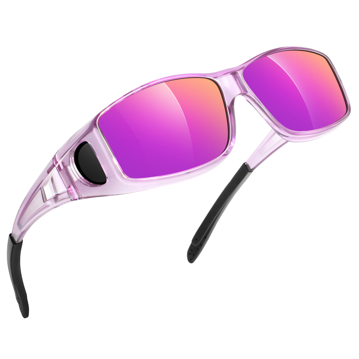 #Color_Glossy Clear Purple Frame/Purple Mirror Lens