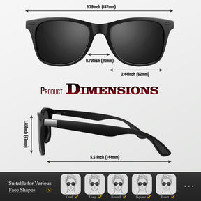 Classic Style Trendy Wayfarer Sunglasses MJ190