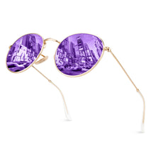 #Color_Gold Frame/Purple Lens