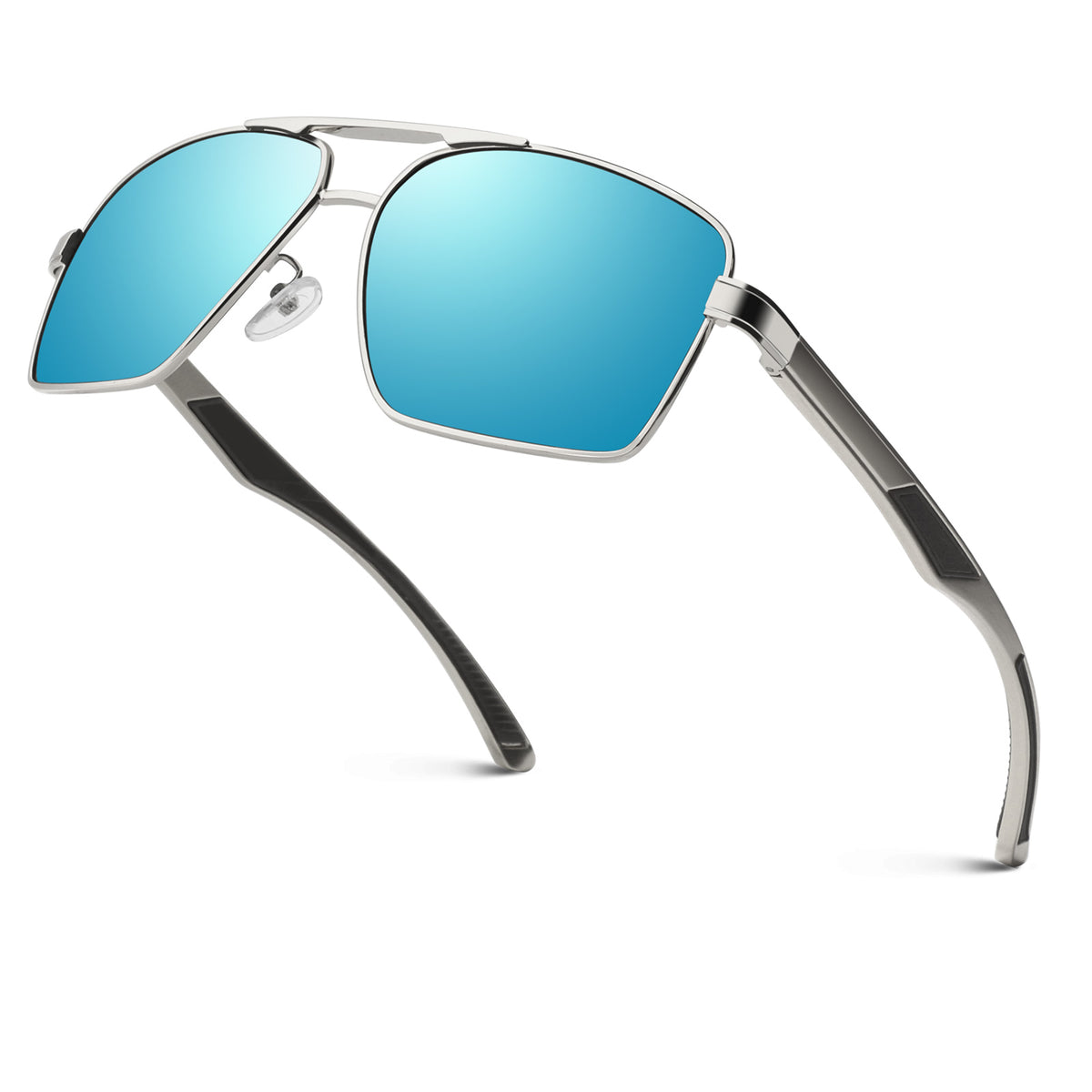 #Color_Silver Frame/Ice Blue Lens