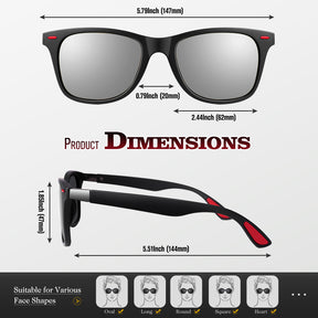 Classic Style Trendy Wayfarer Sunglasses MJ190