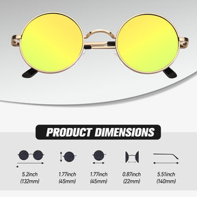 Retro Round Sunglasses MJ801