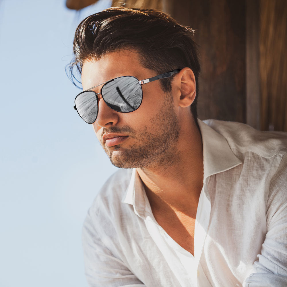 Business Aviator Sunglasses MJ1704