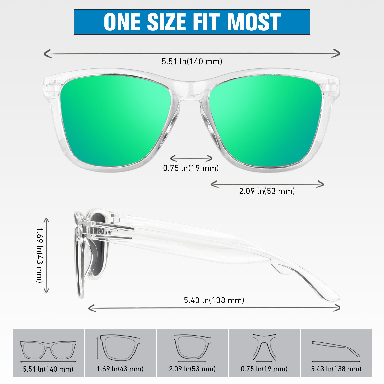 Wayfarer Sunglasses for Beach MJ0717