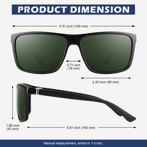 Classic Style Trendy Wayfarer Sunglasses MJ1703