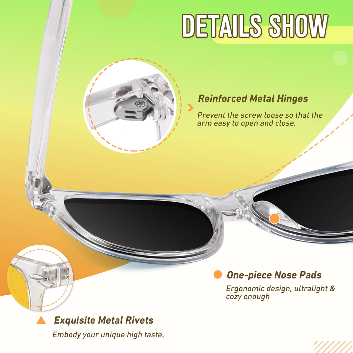 Wayfarer Night Vision Glasses  MJ2140