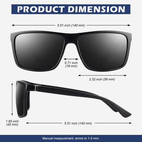 Classic Style Trendy Wayfarer Sunglasses MJ1703