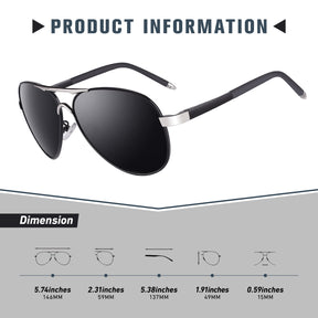 Stylish Aviator Sunglasses MJ183