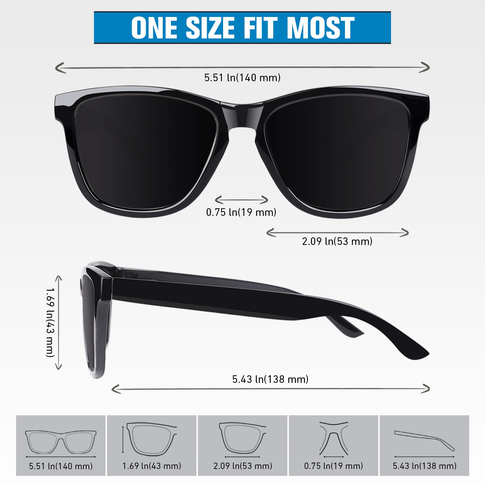 Wayfarer Sunglasses for Beach MJ0717