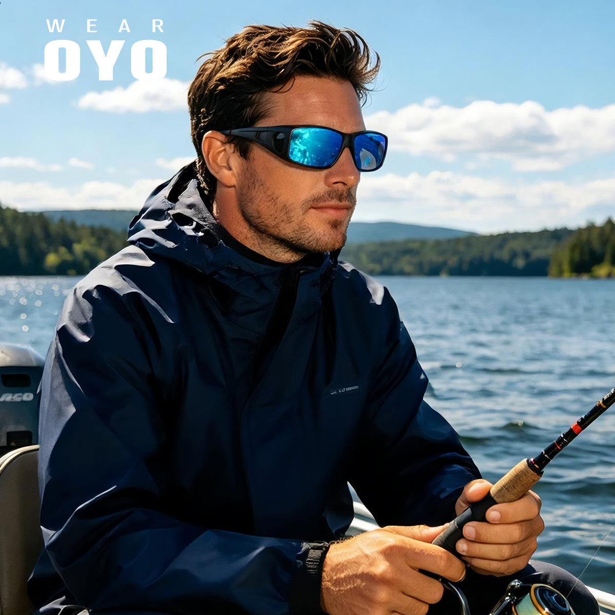 Fit Over Wrap Sunglasses Polarized Lens Wear Over Eyeglasses TJ2501