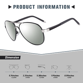 Stylish Aviator Sunglasses MJ183