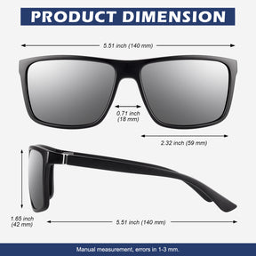 Classic Style Trendy Wayfarer Sunglasses MJ1703