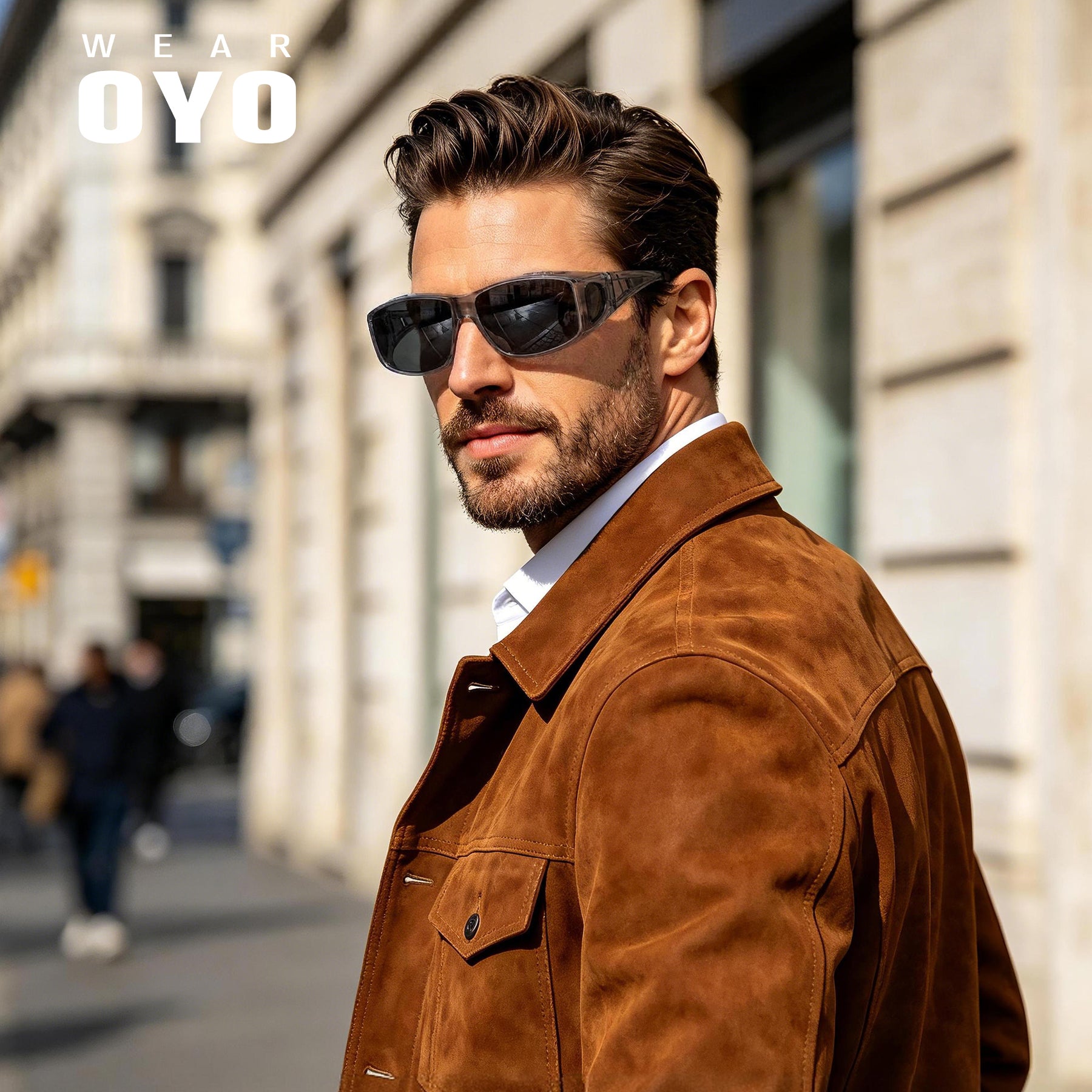 Fit Over Wrap Sunglasses Polarized Lens Wear Over Eyeglasses TJ2501