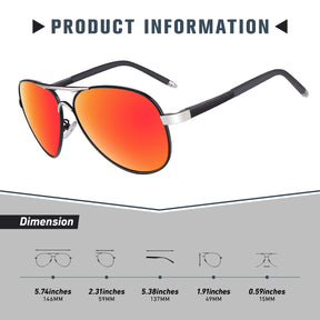 Stylish Aviator Sunglasses MJ183
