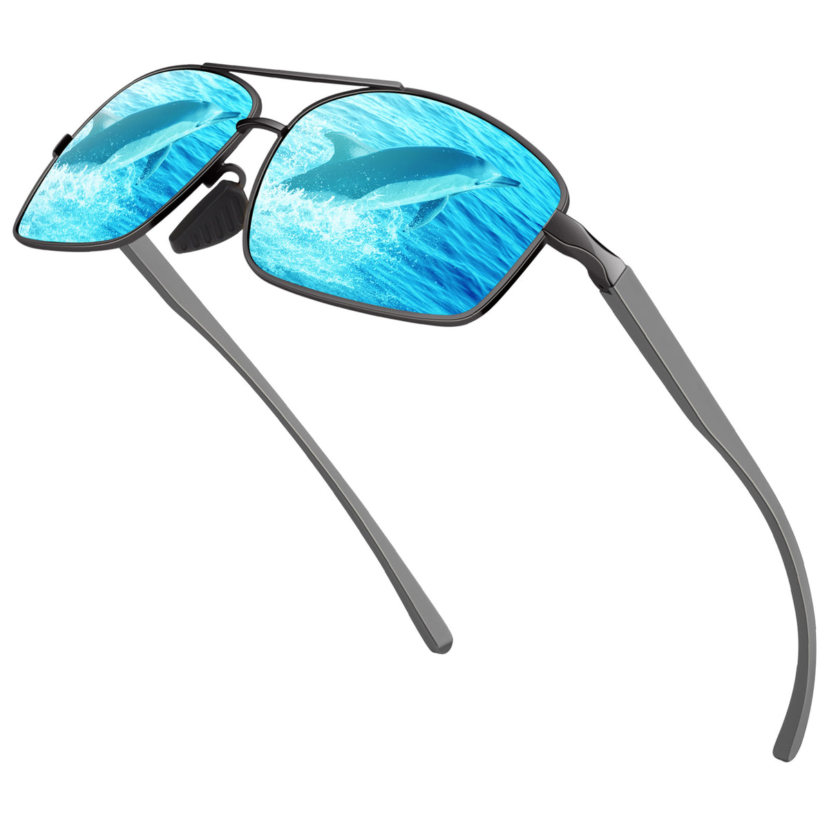 #Color_Gunmetal Frame/Ice Blue Lens