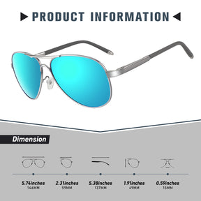 Stylish Aviator Sunglasses MJ183