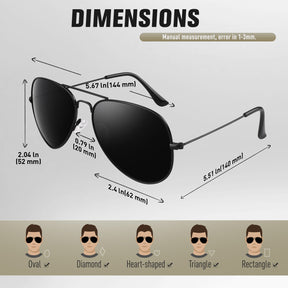 Classic Aviator Sunglasses MJ3026