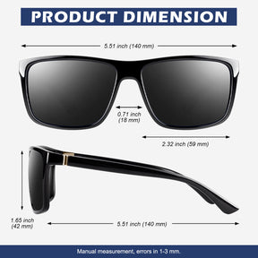Classic Style Trendy Wayfarer Sunglasses MJ1703