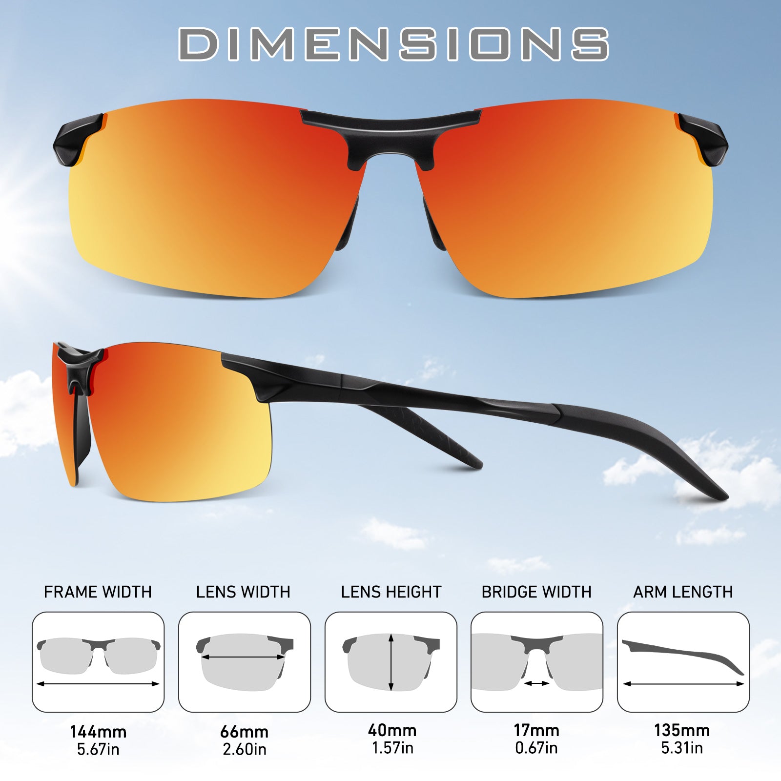 Sports Sunglasses MJ8177