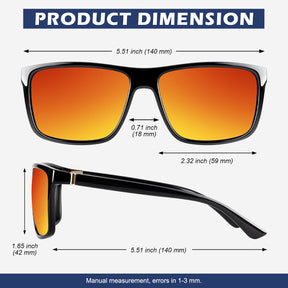 Classic Style Trendy Wayfarer Sunglasses MJ1703