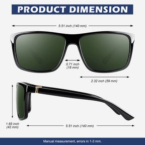 Classic Style Trendy Wayfarer Sunglasses MJ1703