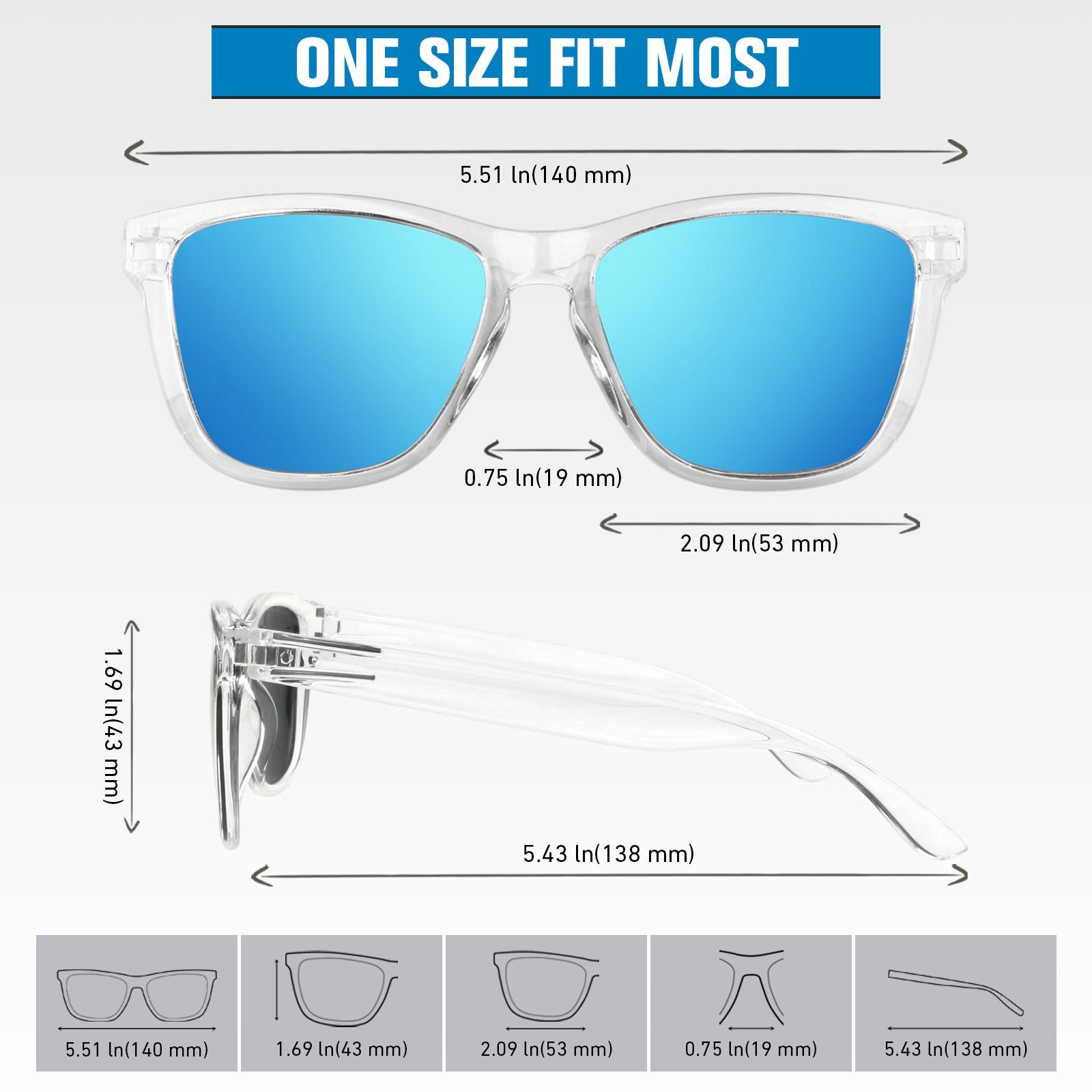 Wayfarer Sunglasses for Beach MJ0717