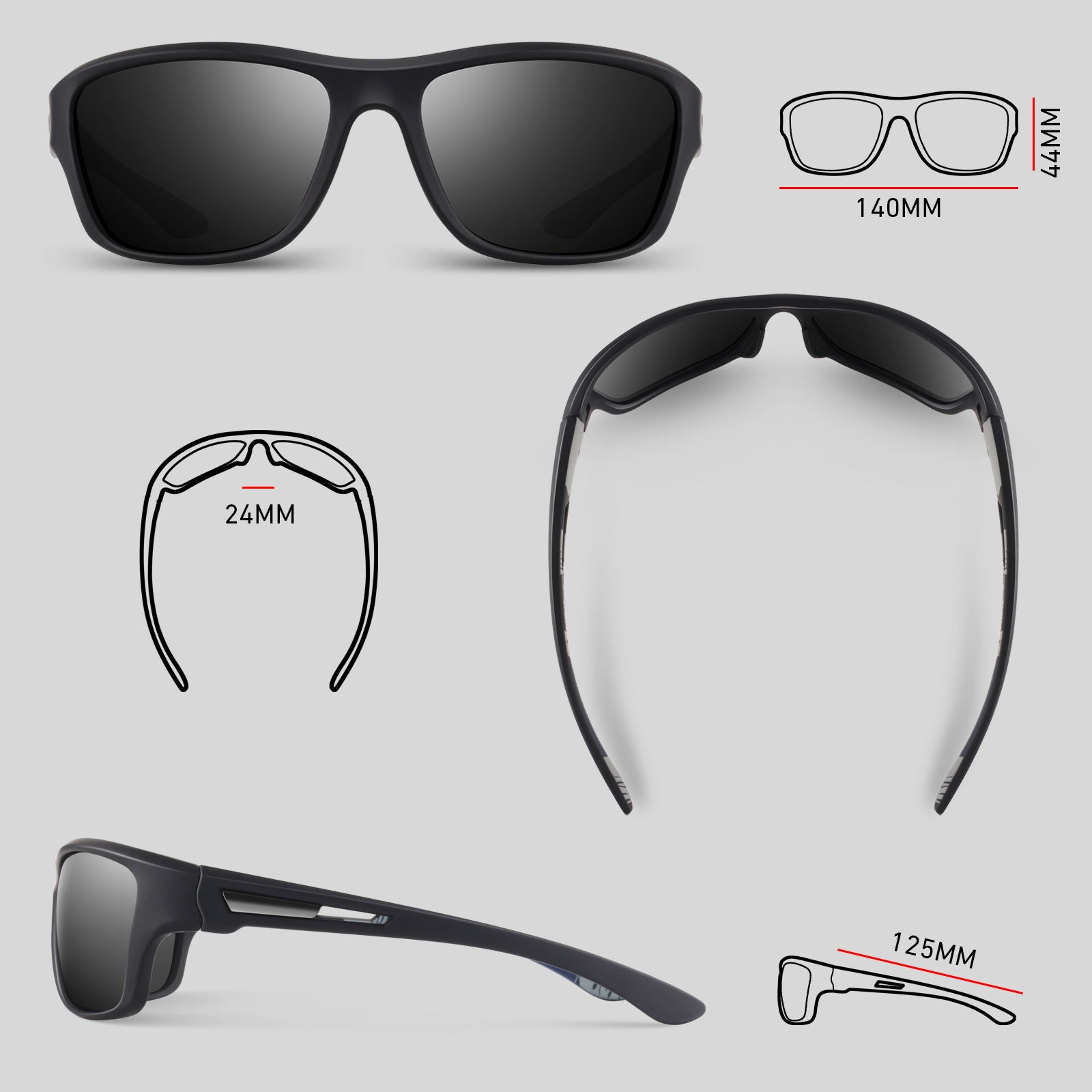 Sports Fishing Sunglasses MJ3040