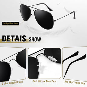 Classic Aviator Sunglasses MJ3025