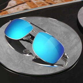 Aviator Sunglasses Polygon Lens MJ189