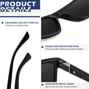 Classic Style Trendy Wayfarer Sunglasses MJ1703