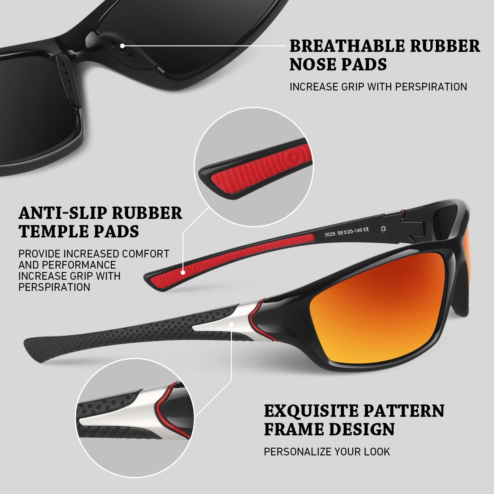 Sports Driving & Night Vision Sunglasses MJ3029