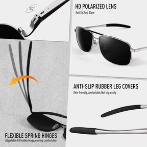 Aviator Sunglasses Polygon Lens MJ189