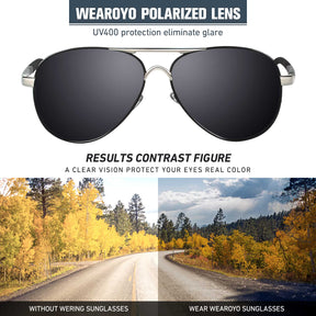 Stylish Aviator Sunglasses MJ183