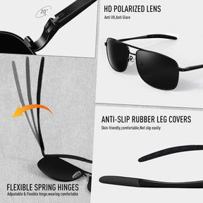 Aviator Sunglasses Polygon Lens MJ189