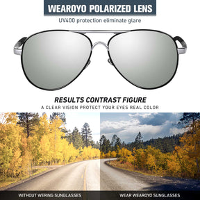 Stylish Aviator Sunglasses MJ183